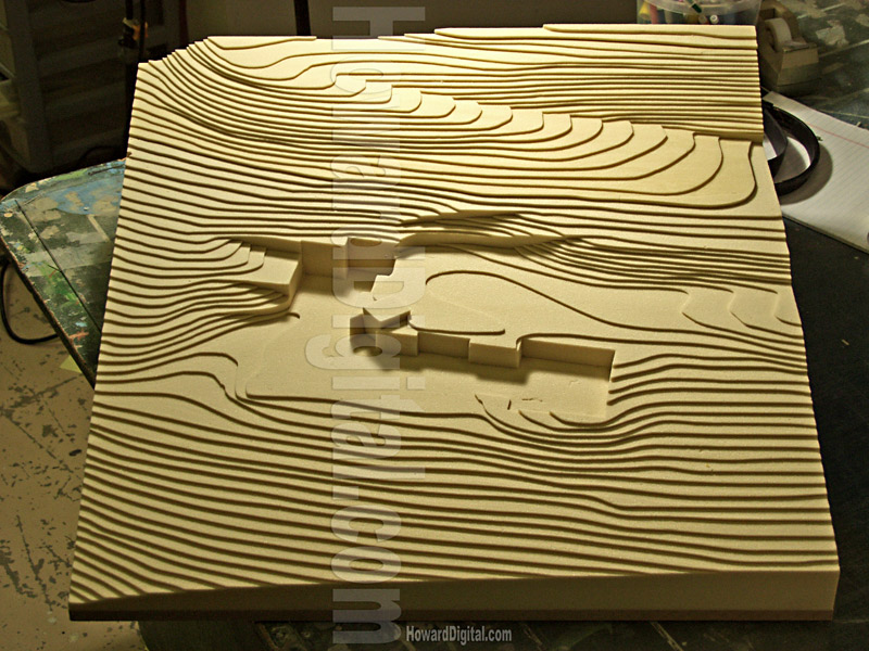 Contour Architectural Models - San Salvador Contour Model