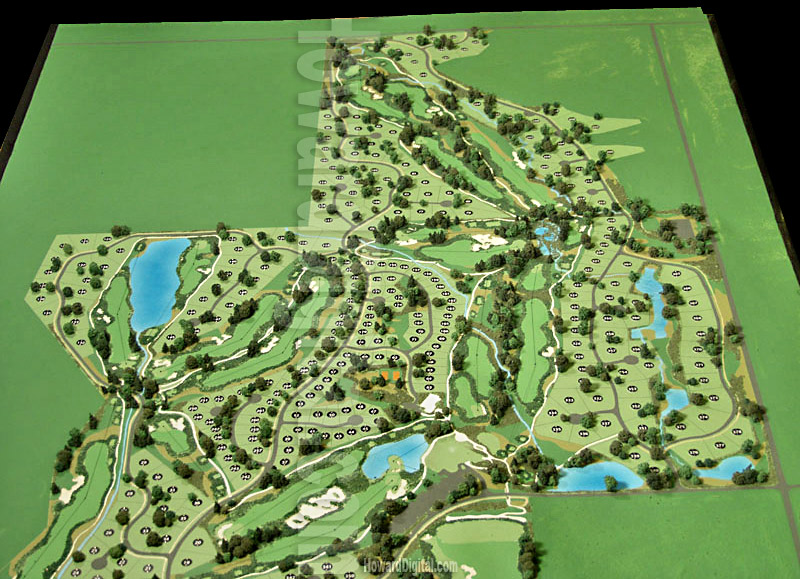 Golf Course Models - Black Bull Golf Course Model - Location Model-04