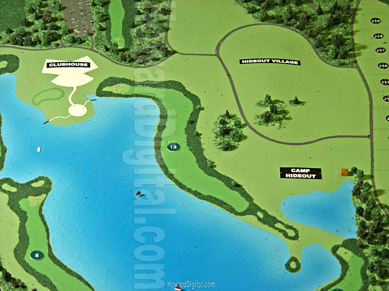 Golf Course Models - Hideout Lake Golf Course Model - San Juan Mountains, Colorado, CO Model-04
