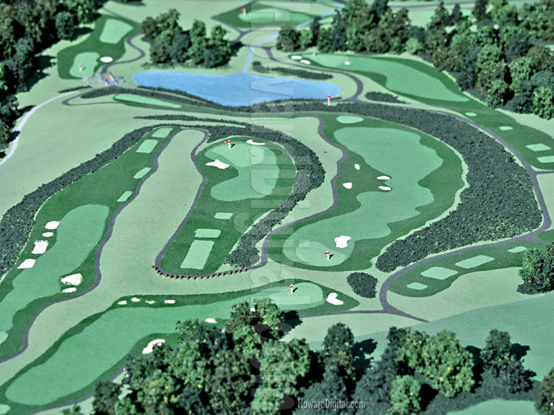 Golf Course Models - Hill Top Golf Course Model - Location Model-04