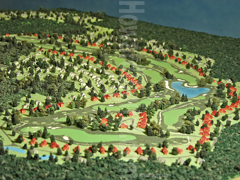 Golf Course Models - Latvia Dubaila Golf Course Model - Location Model-03