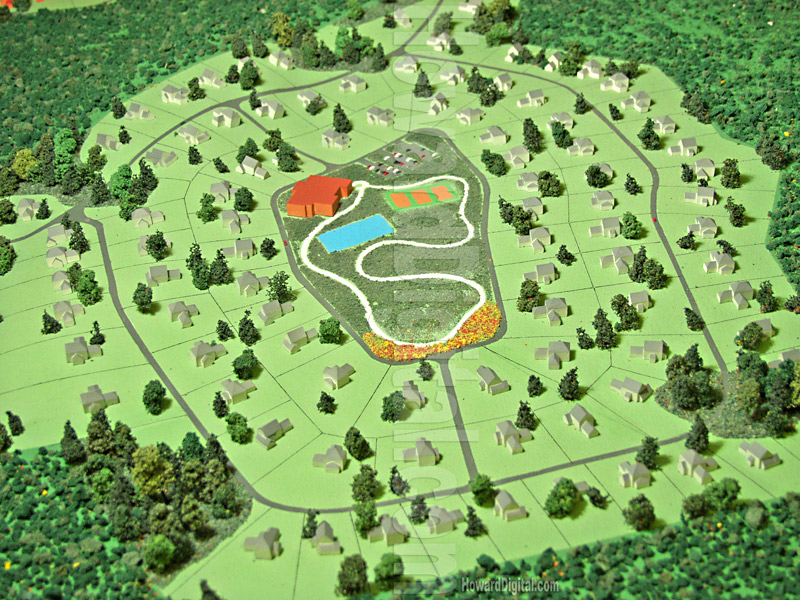 Golf Course Models - Latvia Dubaila Golf Course Model - Location Model-05