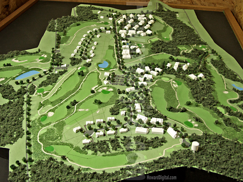 Golf Course Models - Morgan Hill Golf Course Model - Easton, Pennsylvania, PA Model-02
