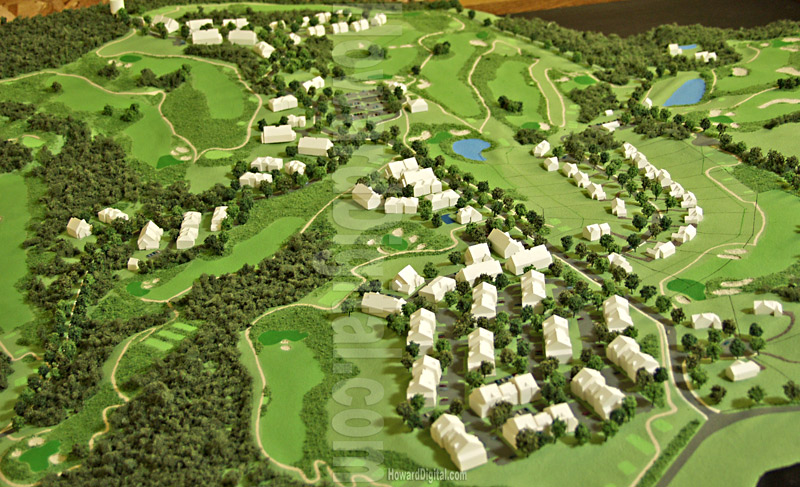 Golf Course Models - Morgan Hill Golf Course Model - Easton, Pennsylvania, PA Model-03