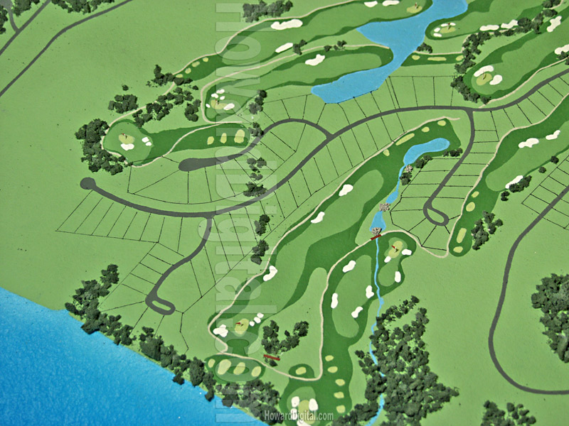 Golf Course Models - Tennesee National Golf Course Model - Loudon, Tennessee, TN Model-04
