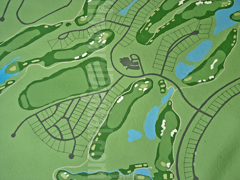 Golf Course Models - Tennesee National Golf Course Model - Loudon, Tennessee, TN Model-06