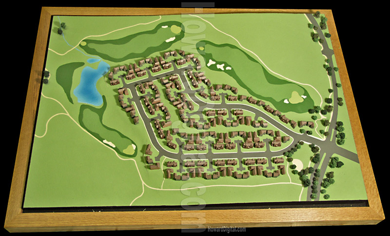 Golf Course Models - Vista Ridge Golf Course Model - Location Model-01