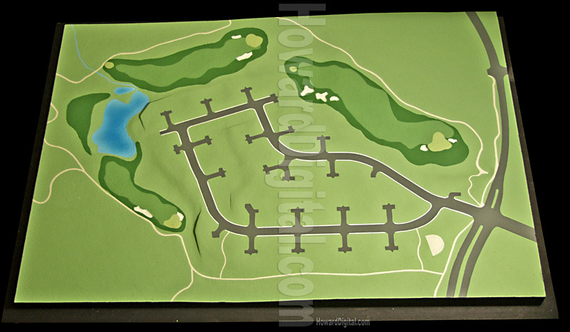 Golf Course Models - Vista Ridge Golf Course Model - Location Model-07