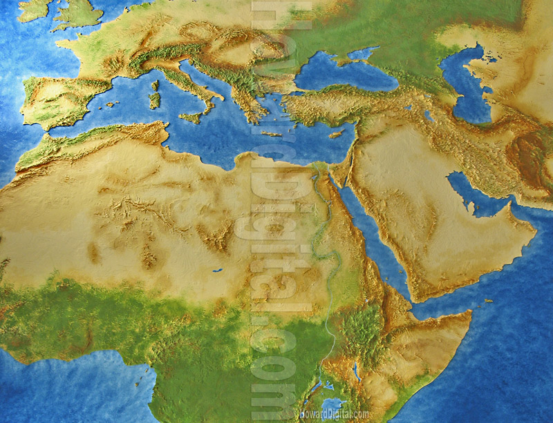 Land Form Models - African Model - Africa