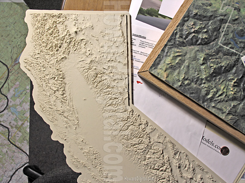 Landform Models - California Model - California