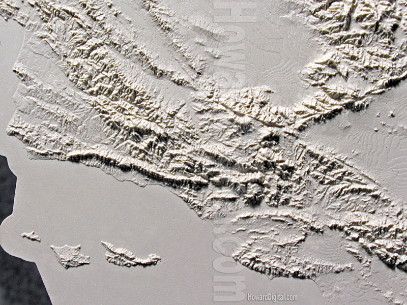 Landform Models - California Model - California