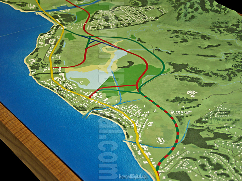 Landform Models - Hawaii Highway Model - Hawaii