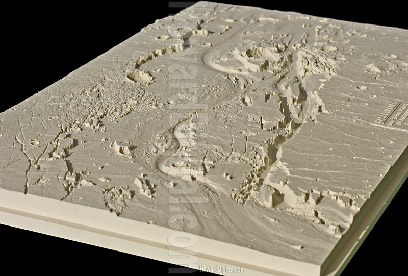 Relief Maps - Kasei Valles Model - Kasei Valles Model-06