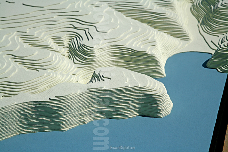 Landform Map Model - Morocco Model