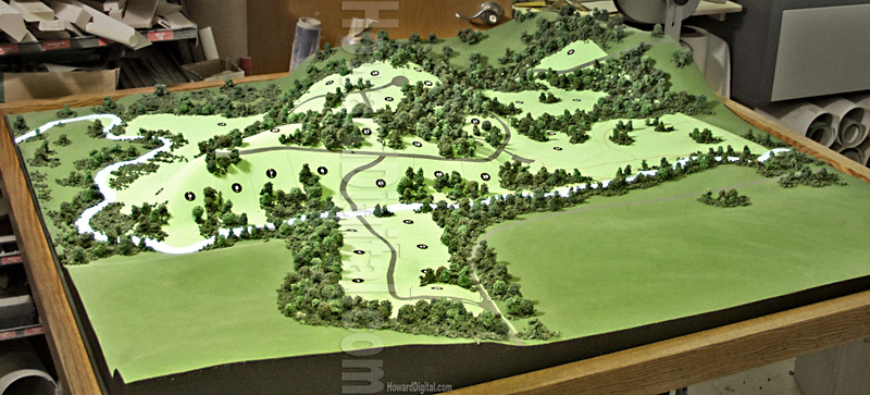 Landscape Models - The River Bank Landscape Model - Tyson, North Carolina, NC Model-02