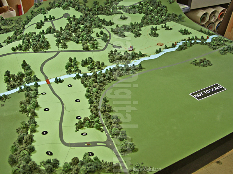 Landscape Models - The River Bank Landscape Model - Tyson, North Carolina, NC Model-03