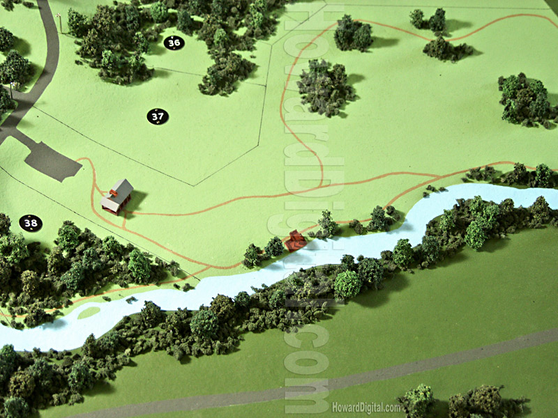 Landscape Models - The River Bank Landscape Model - Tyson, North Carolina, NC Model-04