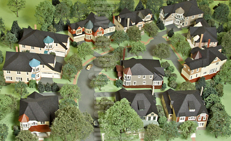 Landscape Models - Woodmont Landscape Model - Arlington, Virginia, VA Model-04