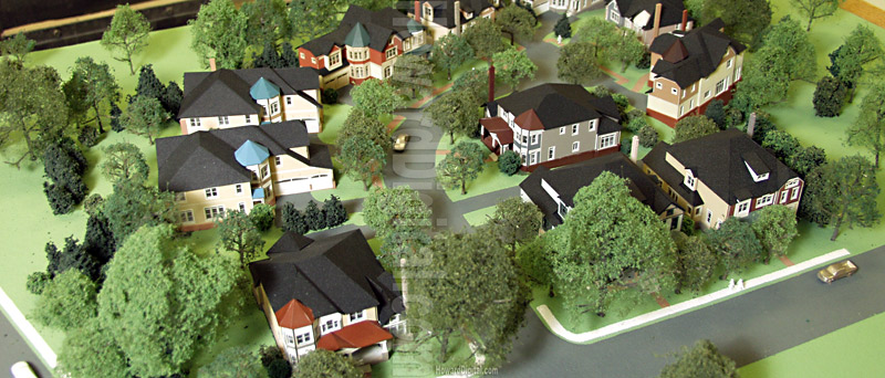 Landscape Models - Woodmont Landscape Model - Arlington, Virginia, VA Model-05