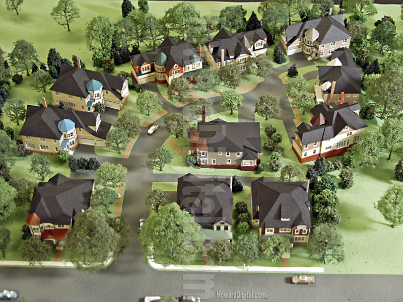Landscape Models - Woodmont Landscape Model - Arlington, Virginia, VA Model-06