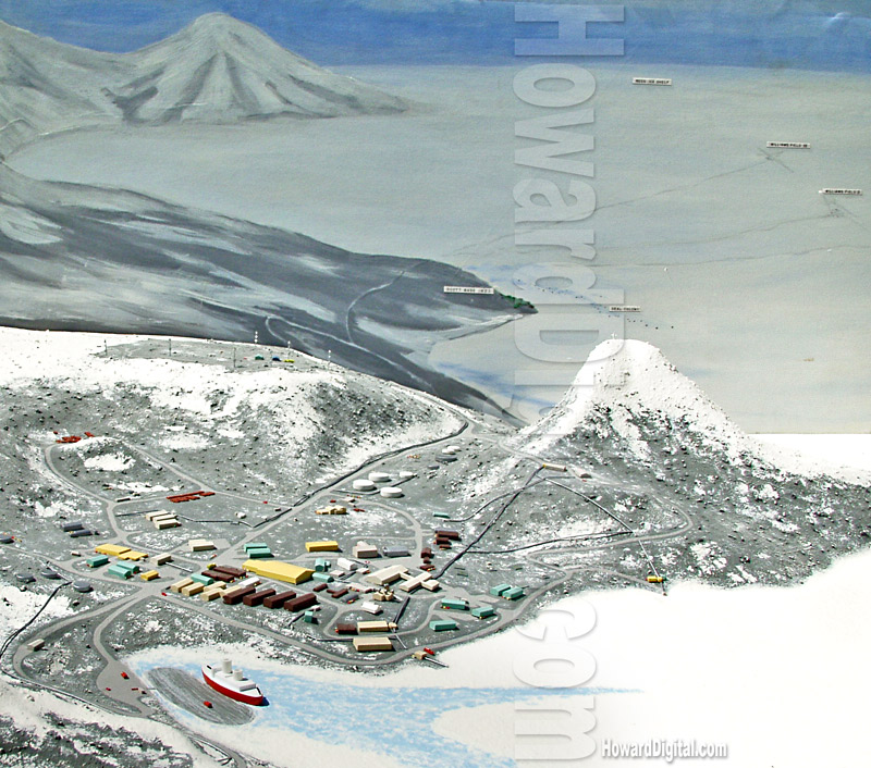 Relief Map - McMurdo Station Relief Map - Antartica