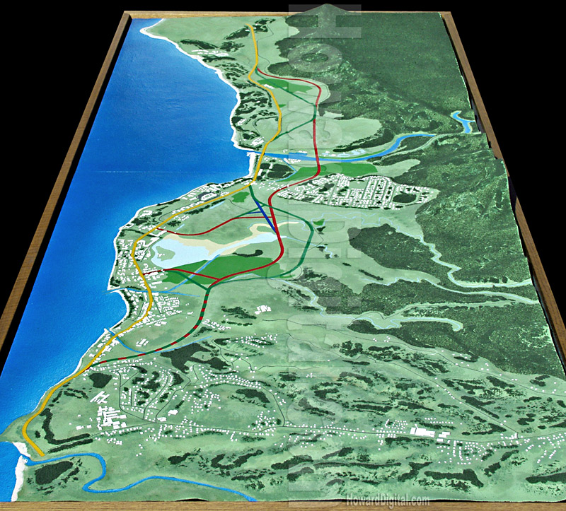 Relief Maps - Hawaii Highway Model - Hawaii Highway