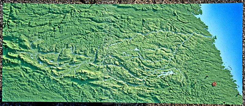 Relief Maps - Housatonic Watershed Model - Housatonic Watershed Model-03