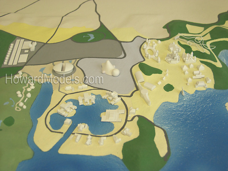Relief Maps - Korean Amusement Park Relief Map - Korea Model-03