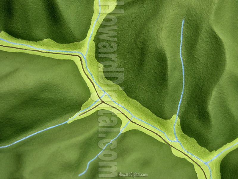 Relief Maps - OUK Relief Map - O.U.K Model-02