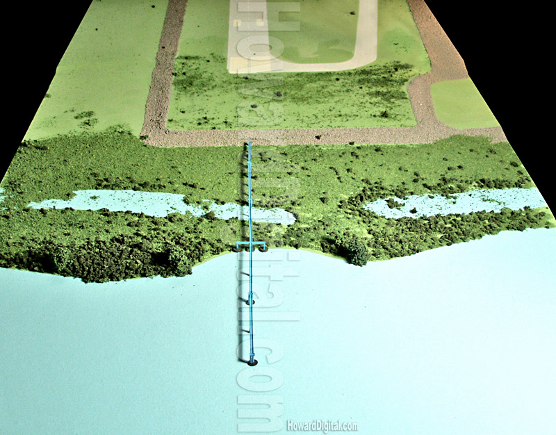 Relief Maps - Potomac Airfield Relief Map - Fort Washington, Maryland, MD Model-02