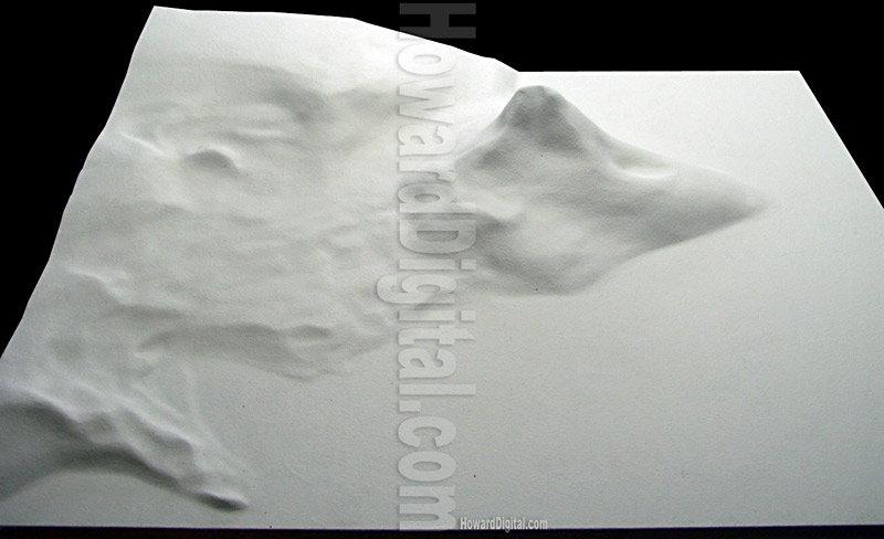 Mountain Model - Site Models - McMurdo Station Site Model - Antarctica Model