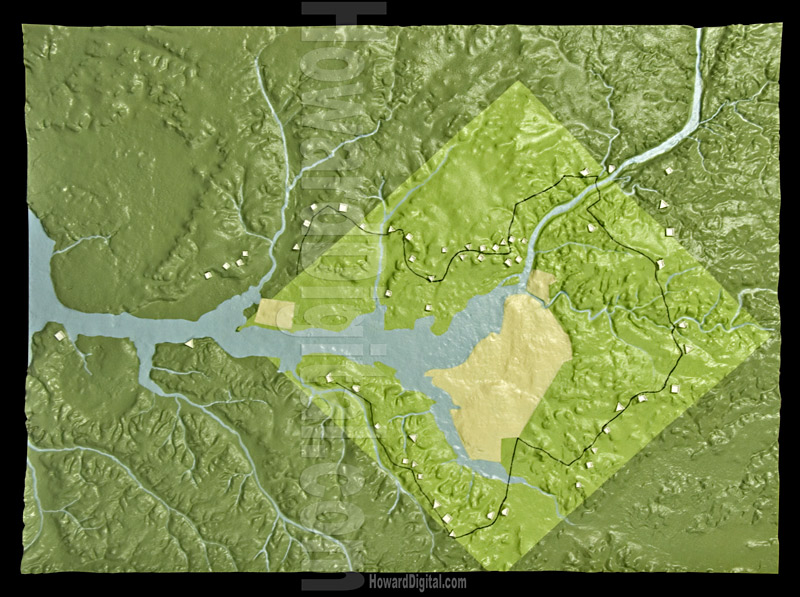 Washington Site Models - The Defenses of Washington Site Model