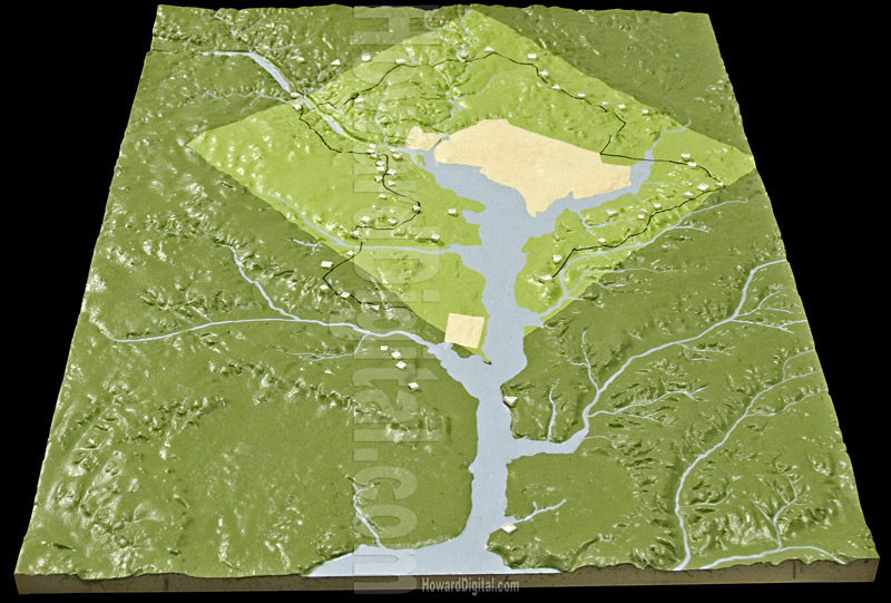 DC Site Model - The Defenses of Washington Site Model