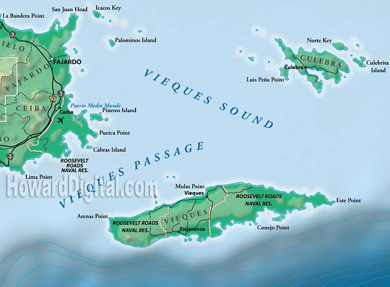 Fajardo Map - Site Models - Puerto Rico Site Model - Puerto Rico, PR