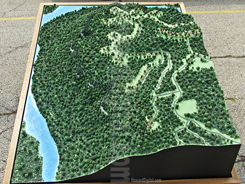State Park Topo - Site Models - Roaring River State Park Site Model - Cassville, Missouri, MO
