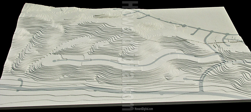 PEV Labs - Architectural Foam Modeling : CNC Topography Maps