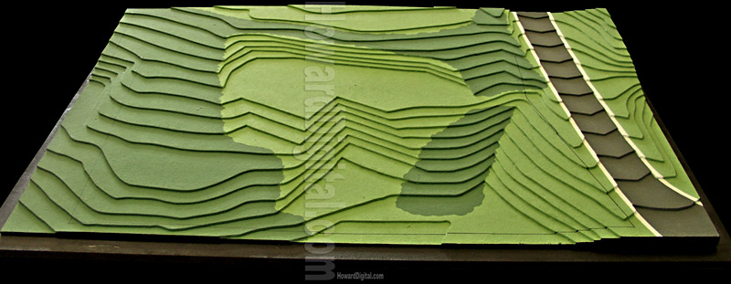 topographic maps of missouri. Glencairn Topographic Model