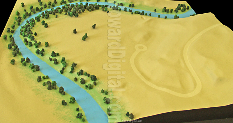 Topography Models - Larsen Topography Model - Williamsport, Pennsylvania, PA Model-02