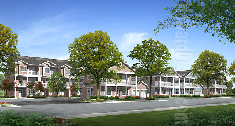 3D Rendering - Gilroy Independence at Hanna Square - Gilroy California CA - DZ - Design Associates Inc.