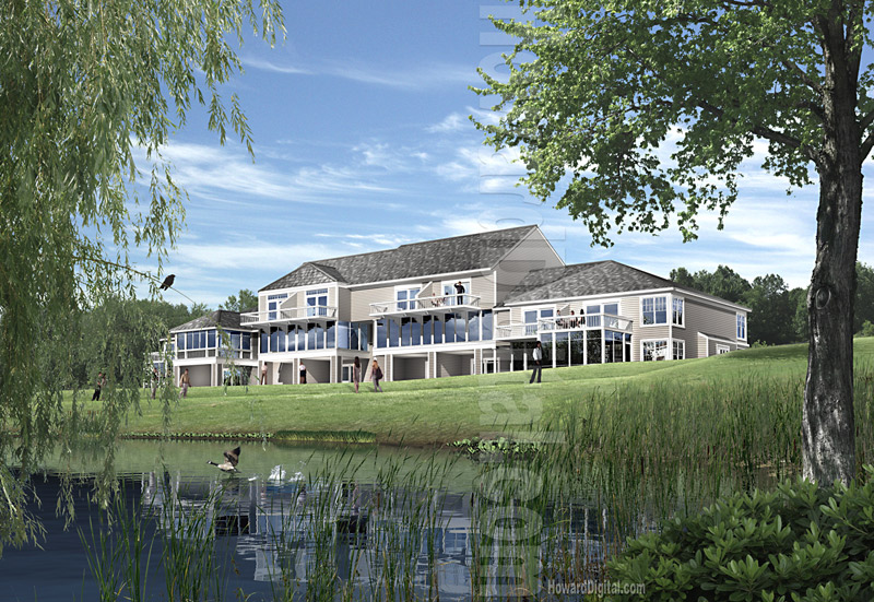 3D Rendering - Bayville Shores Condominiums - Selbyville, Delaware DE -  company