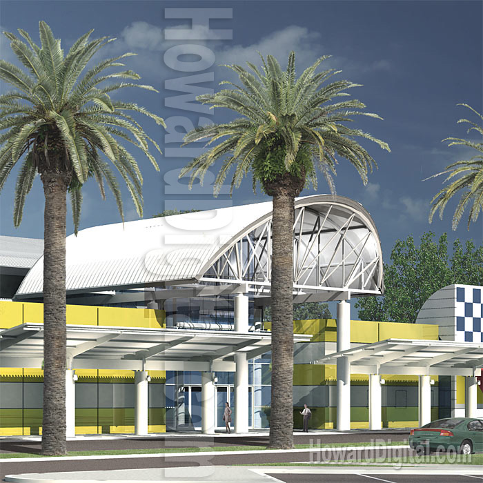  Renderings Architecture ESTEC - East St. Tammany Events Center
