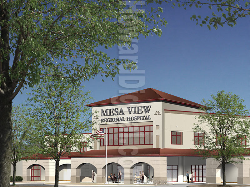 Computer Illustrations - Mesa View Regional Hospital