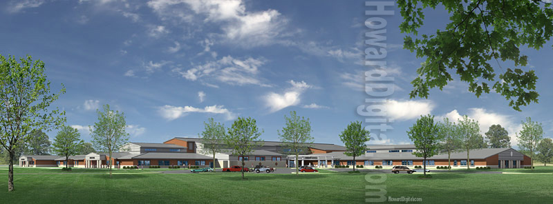 Computer Illustrations of Parkway School