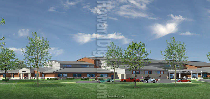 Computer Illustrations of Parkway School