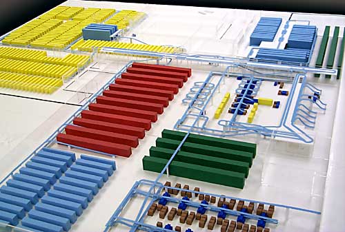 Howard Architectural Models AVNET Automated Distribution Warehouse Model