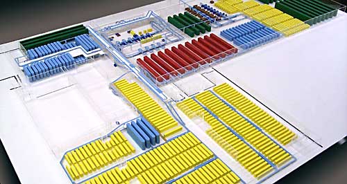 Howard Architectural Models AVNET Automated Distribution Warehouse Model