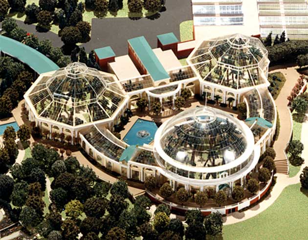 Howard Architectural Models Botanical Gardens Model