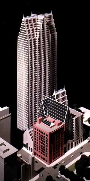 Howard Architectural Models Society Bank Cleveland Ohio Model