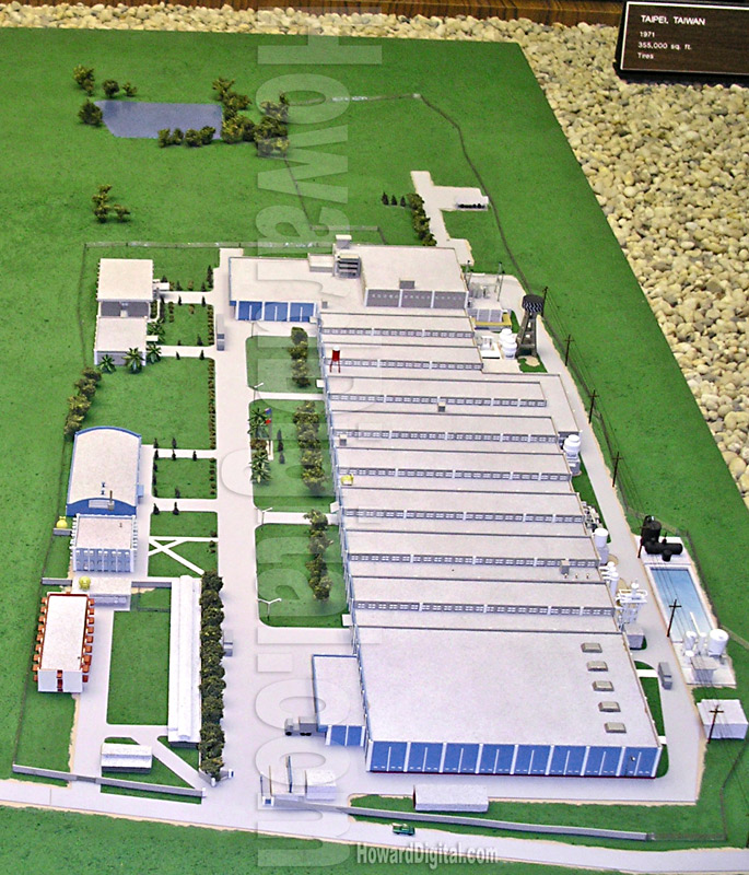 Howard Architectural Models Goodyear, Taipai, Architectural Model