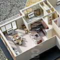 Westwood Terrace Model - Howard Architectural Models